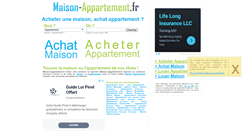 Desktop Screenshot of maison-appartement.fr